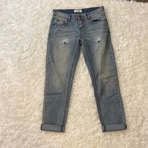 One x One teaspoon Distressed Mom Jeans